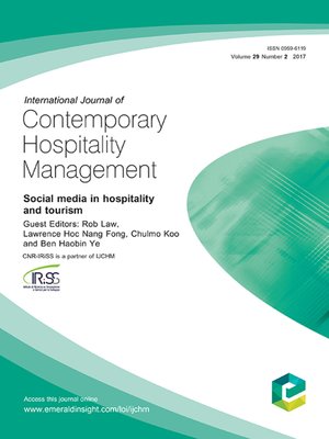 cover image of International Journal of Contemporary Hospitality Management, Volume 29, Number 2